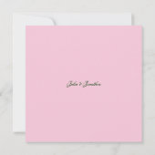 イングリッシュガーデンバラ結婚式招待状 招待状 (裏面)