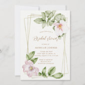 イングリッシュガーデンフローラブライダルシャワー招待状 招待状 (正面)
