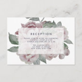 イングリッシュガーデンフローラ披露宴カード エンクロージャーカード (正面)