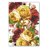 イングリッシュガーデンボヘミ結婚アンバラのテーブル番号 テーブルナンバー (裏面)