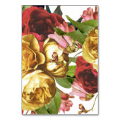 イングリッシュガーデン結婚ボホバラのテーブル番号 テーブルナンバー (裏面)