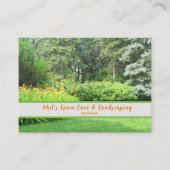 イングリッシュガーデン造園名刺 名刺 (正面)