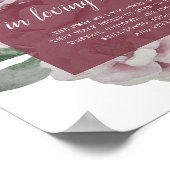 イングリッシュガーデン ウェディング 記念看板 ポスター (角)