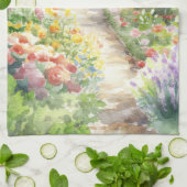 イングリッシュガーデン キッチンタオル (折り畳み)