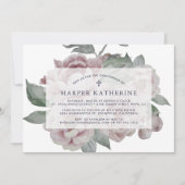 イングリッシュガーデン《キリスト教》洗礼式や命名式またはバプテスマ招待状 招待状 (正面)