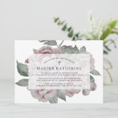 イングリッシュガーデン《キリスト教》洗礼式や命名式またはバプテスマ招待状 招待状 (スタンド正面)