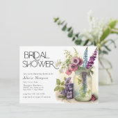 イングリッシュガーデン |コテージ花ブライダルシャワー 招待状 (スタンド正面)