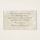 イングリッシュガーデン、ブルーnピンクアジサイ水彩色 (裏面)