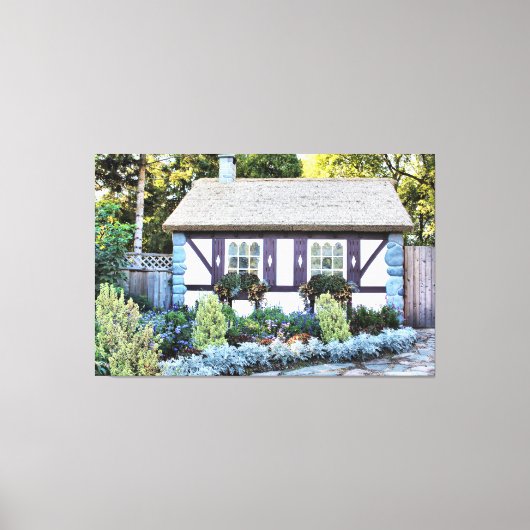 イングリッシュガーデンNo.1 キャンバスプリント (正面)