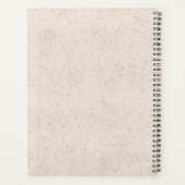 イングリッシュクリームラブラドールレトリエバーラボカスタム文字 プランナー手帳 (裏面)