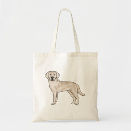 イングリッシュクリームラブラドールレトリバー犬アート トートバッグ