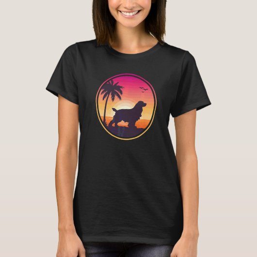 イングリッシュコッカースパニエル犬の種類 5 Tシャツ (正面)