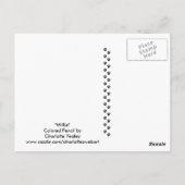 イングリッシュコッカースパニエル犬アートポストカード ポストカード (裏面)