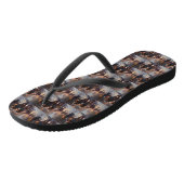 イングリッシュコッカースパニエル犬クリスマスフェスティバルシーズン ビーチサンダル (アングル)