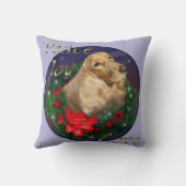 イングリッシュコッカースパニエル犬クリスマス クッション (裏面)