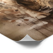 イングリッシュコッカースパニエル犬ドッグアートプリントポスター ポスター (角)