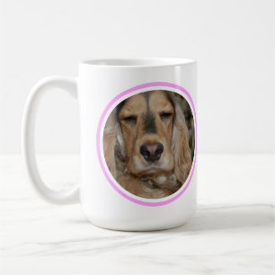 イングリッシュコッカースパニエル犬ミニマルモダン コーヒーマグカップ