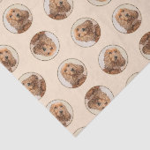 イングリッシュコッカースパニエル犬絵を描ズオリジナルドッグアート 薄葉紙 (詳細)