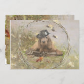 イングリッシュコッカースパニエル犬 サンキューカード (正面/裏面)