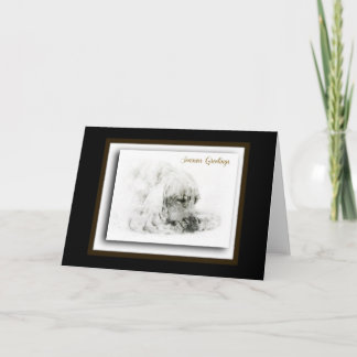 イングリッシュコッカースパニエル犬 シーズンカード