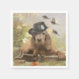 イングリッシュコッカースパニエル犬 スタンダードカクテルナプキン