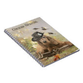 イングリッシュコッカースパニエル犬 ノートブック (右側)