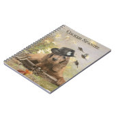 イングリッシュコッカースパニエル犬 ノートブック (左側)