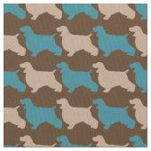 イングリッシュコッカースパニエル犬 ファブリック (クローズアップ)