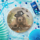 イングリッシュコッカースパニエル犬 ペーパープレート (パーティー)