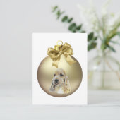 イングリッシュコッカースパニエル犬 ポストカード (スタンド正面)