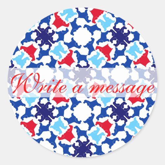 イングリッシュコッカースパニエル犬 ラウンドシール (正面)