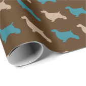 イングリッシュコッカースパニエル犬 ラッピングペーパー (ロールコーナー)