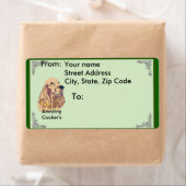 イングリッシュコッカースパニエル犬 ラベル (インサイチュ)