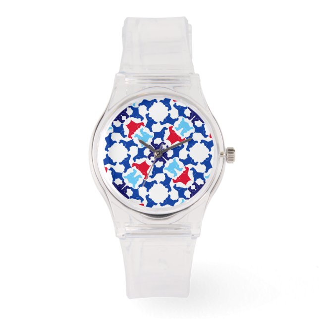 イングリッシュコッカースパニエル犬 腕時計 (正面)