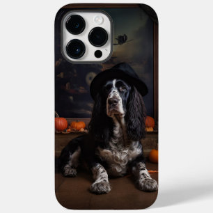 イングリッシュコッカースパニエル パンプキン ハロウィン スケアリー Case-Mate iPhone 14 PRO MAXケース
