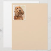 イングリッシュコッカー絵画スパニエル犬ズ – オリジナルドッグアート (正面/裏面)