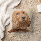 イングリッシュコッカー絵画スパニエル犬ズ – オリジナルドッグアート クッション (ブランケット)