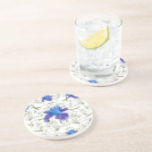 イングリッシュコテージガーデンのロマンチックな花 コースター (側面)