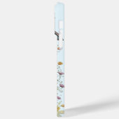 イングリッシュコテージ青予測できな空の石造りの庭 Case-Mate iPhoneケース (裏面 / 左)