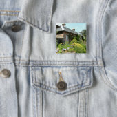 イングリッシュコテージⅡフラワーガーデン写真 缶バッジ (インサイチュ)