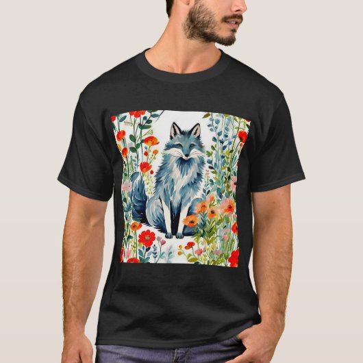 イングリッシュシルバーフォックス #1 Tシャツ (正面)