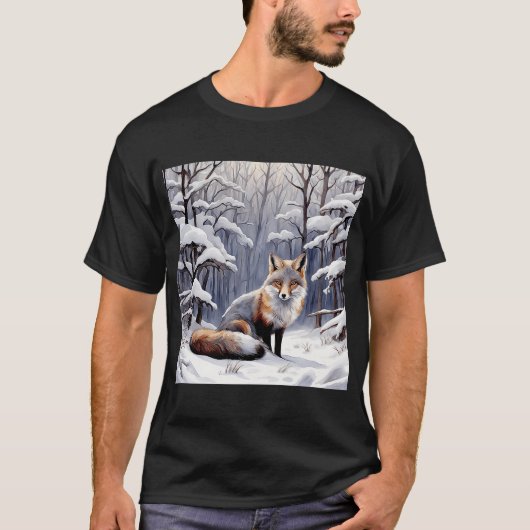 イングリッシュシルバーフォックス #8 Tシャツ (正面)