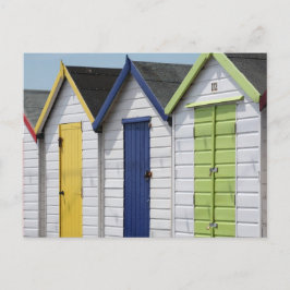 イングリッシュシーサイドビーチハッツ ポストカード