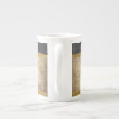 イングリッシュスクール先生ユニークヴィンテージスタイル ボーンチャイナマグカップ (裏面)