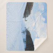 イングリッシュスノーバレーパーソナライズされた- シェルパブランケット (正面)