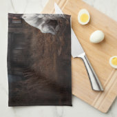 イングリッシュスプリンガースパニエル犬ハロウィンホラー キッチンタオル (四つ折り)