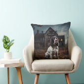 イングリッシュスプリンガースパニエル犬ハロウィンホラー クッション (椅子)