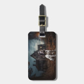 イングリッシュスプリンガースパニエル犬ハロウィンホラー ラゲッジタグ (正面縦)