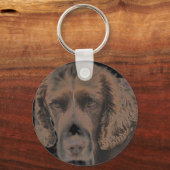 イングリッシュスプリングドッグ キーホルダー (正面)