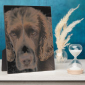 イングリッシュスプリングドッグ フォトプラーク (側面)